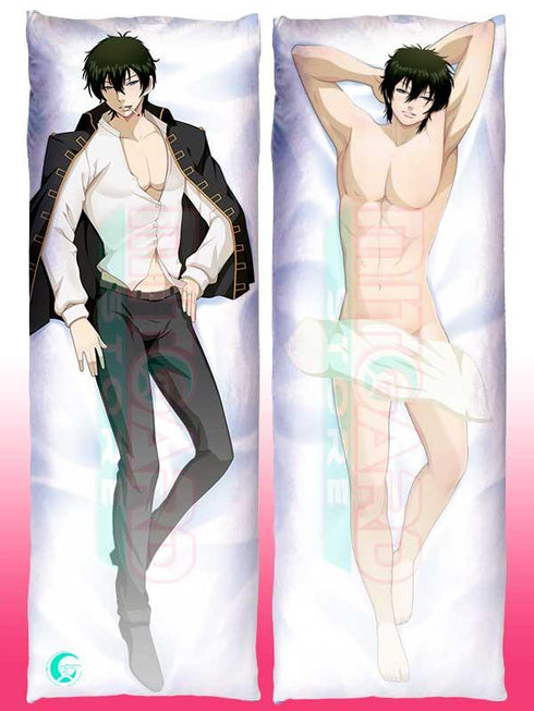GINTAMA Hijikata Toushirou Body pillow case Dakimakura - 50cmx150cm / 2-Way Tricot / SFW version - 1